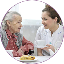 Premier Home Care caregivers prepare and serve nutritious meals